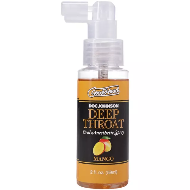 Numbing Mango Flavored Deep Throat Spray - 2 oz. at Spencer's
