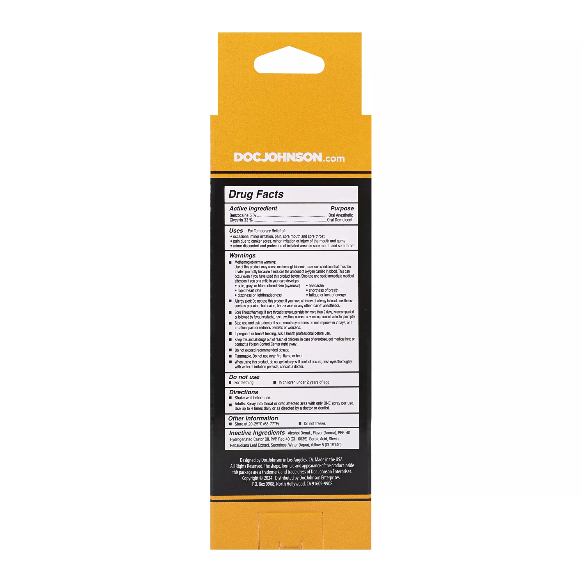 Numbing Mango Flavored Deep Throat Spray - 2 oz. at Spencer's