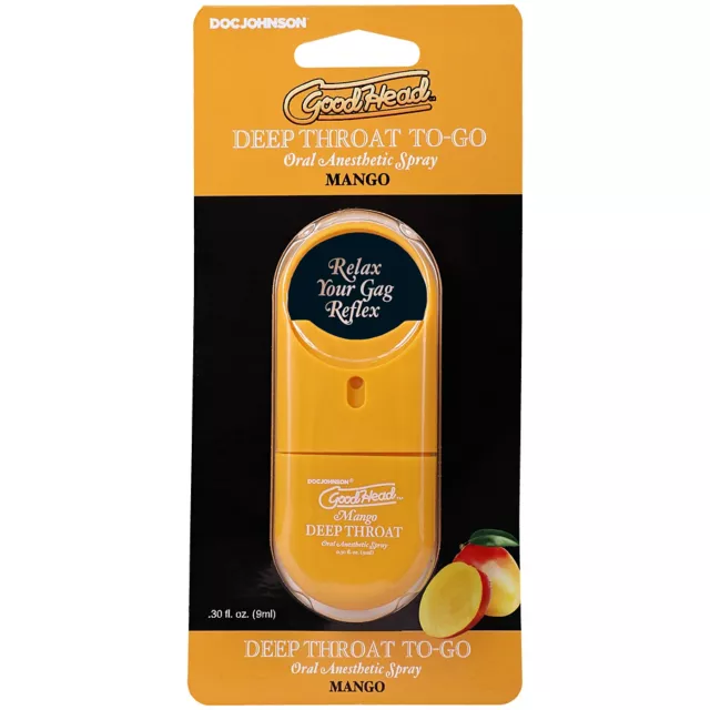 Numbing Mango Deep Throat Spray To-Go - 0.3 oz. at Spencer's