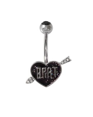 Slut Dangle Belly Ring - 14 Gauge
