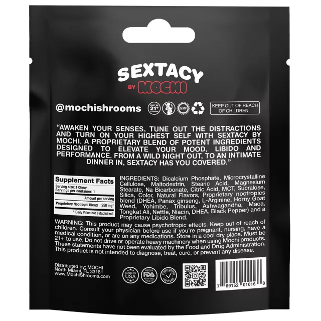Sextacy by Mochi Libido Enhancer Chew