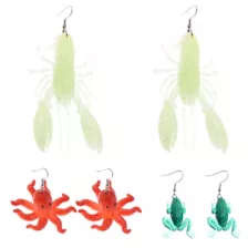 Multi-Pack Lobster and Octopus Dangle Earrings - 3 Pairs at Spencer's