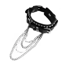 Cross Chain Cuff Bracelet at Spencer's