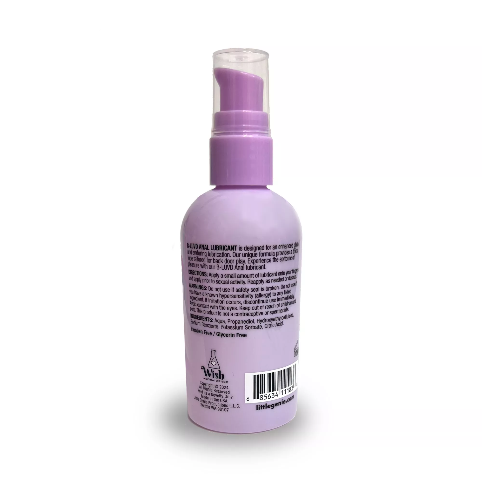Bluvd Water-Based Anal Lube - 4 oz. at Spencer's