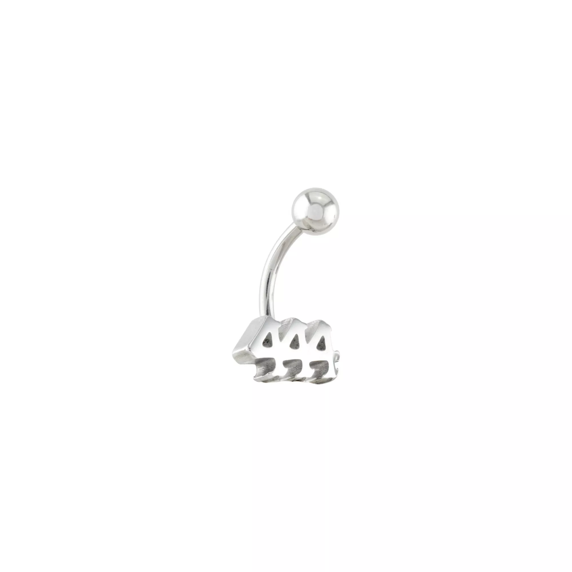 Titanium 444 Belly Ring - 14 Gauge at Spencer's