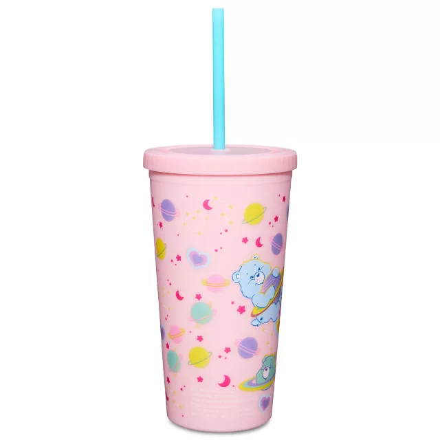 Pink Care Bears Cup With Straw - 20 oz. at Spencer's