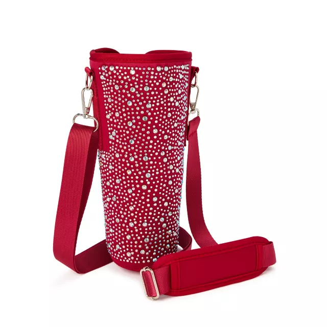 Red Rhinestone Tumbler Sling Bag at Spencer's