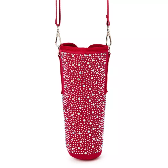 Red Rhinestone Tumbler Sling Bag at Spencer's