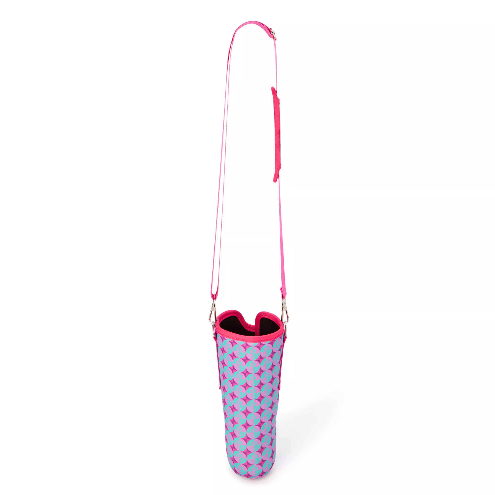 Checkered Smiley Face Tumbler Sling Bag at Spencer's