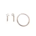 Multi-Pack ASTM F-136 Titanium L-Bend and Nose Hoop 3 Pack - 20 Gauge at Spencer's