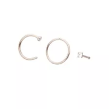 Multi-Pack Titanium Nose Pin and Hoops 3 Pack - 20 Gauge at Spencer's