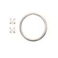 Multi-Pack ASTM F-136 Titanium Prong CZ Nose Pins and Hoop 3 Pack - 20 Gauge at Spencer's