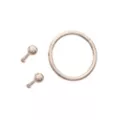 Multi-Pack Silvertone Bone Nose Rings and Hinged Hoop Nose Ring 3 Pack - 20 Gauge at Spencer's