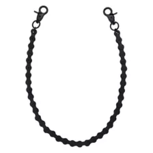 Black Bike Chain Wallet Chain at Spencer's