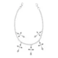 Silvertone Cross Wallet Chain at Spencer's