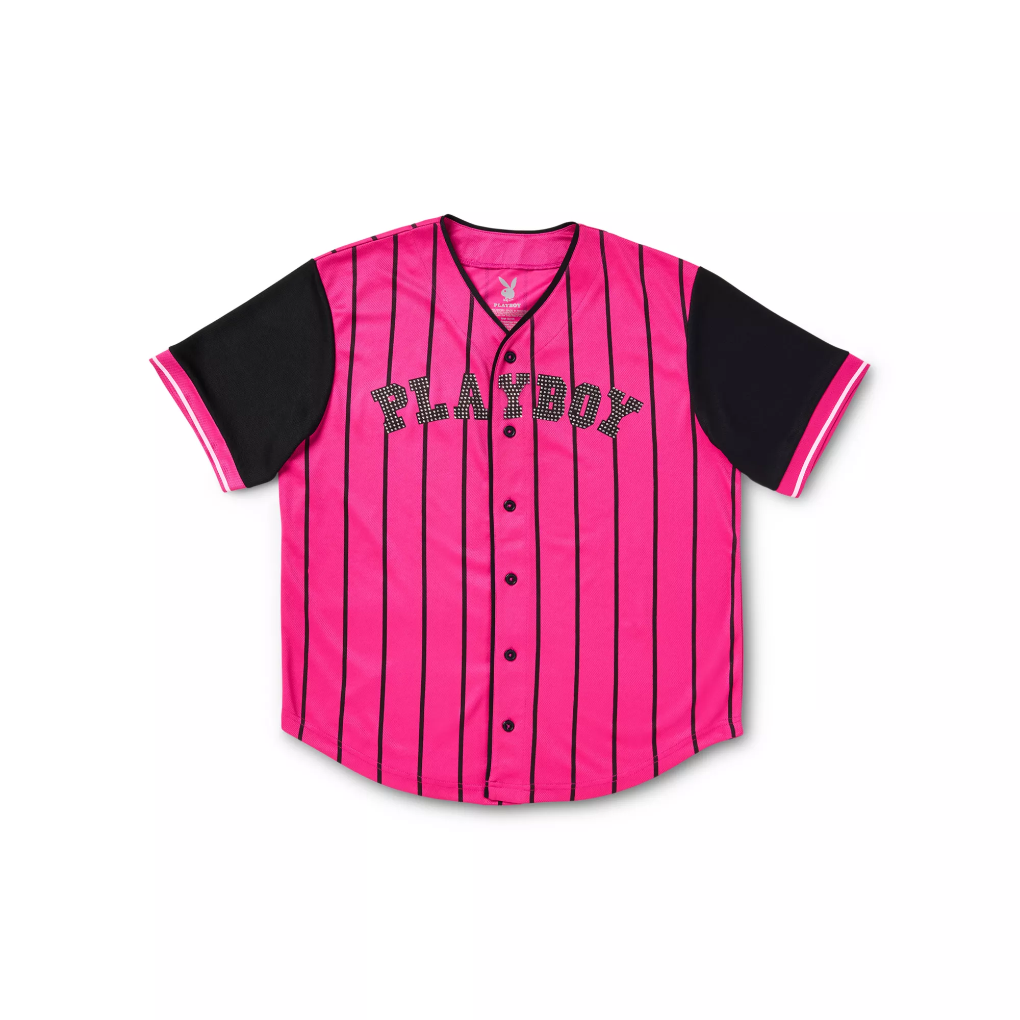 Pink Playboy Striped Jersey