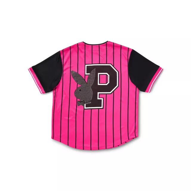 Pink Playboy Striped Jersey