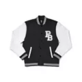 Black and White Playboy Varsity Jacket at Spencer's