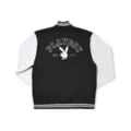 Black and White Playboy Varsity Jacket at Spencer's