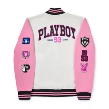 Playboy Varsity Jacket at Spencer's