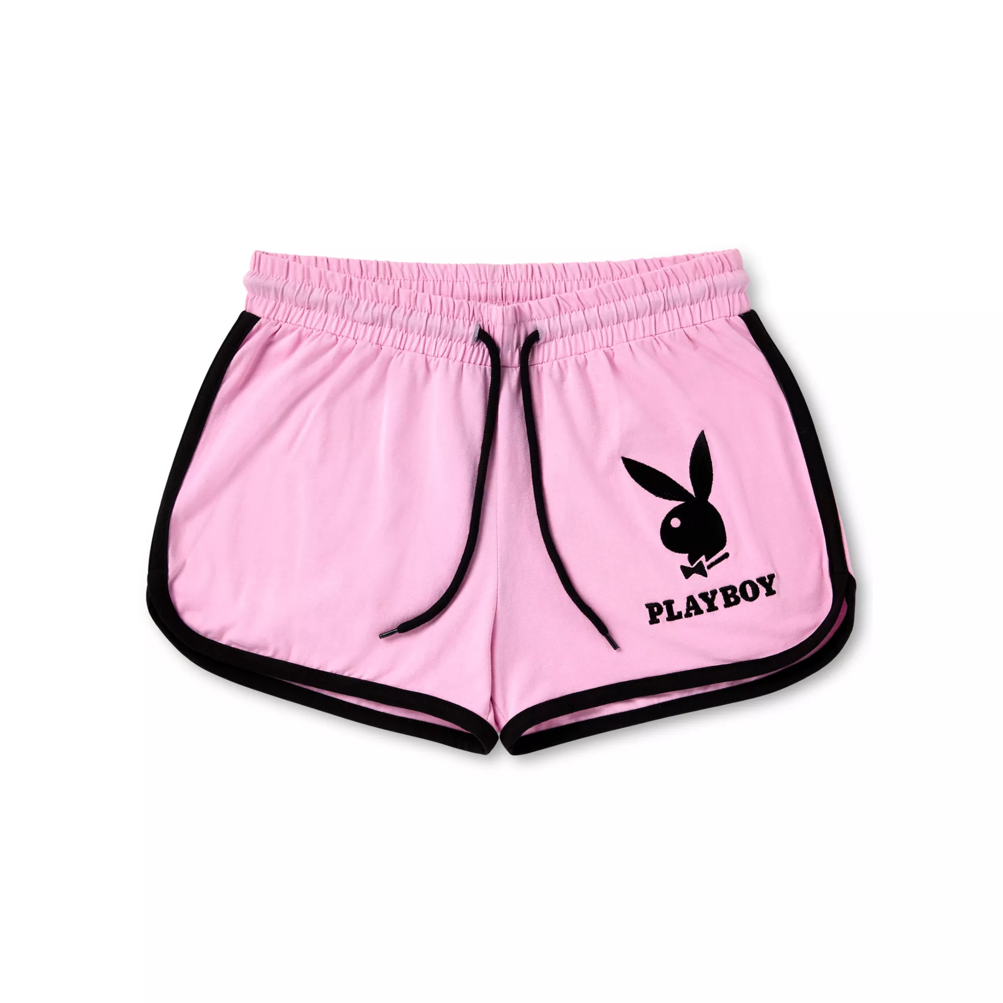Pink Playboy Logo Sweatshorts at Spencer's