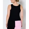 Black Playboy Rhinestone Logo Tank Top at Spencer's