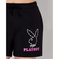Black Barbed Wire Bunny Shorts - Playboy at Spencer's