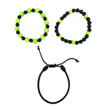 Multi-Pack Neon Green Bracelets - 3 Pack at Spencer's