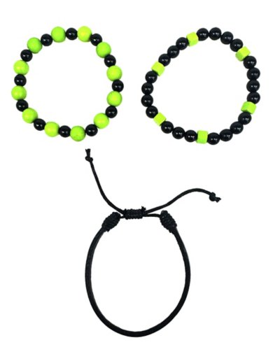 Multi-Pack Neon Green Bracelets - 3 Pack