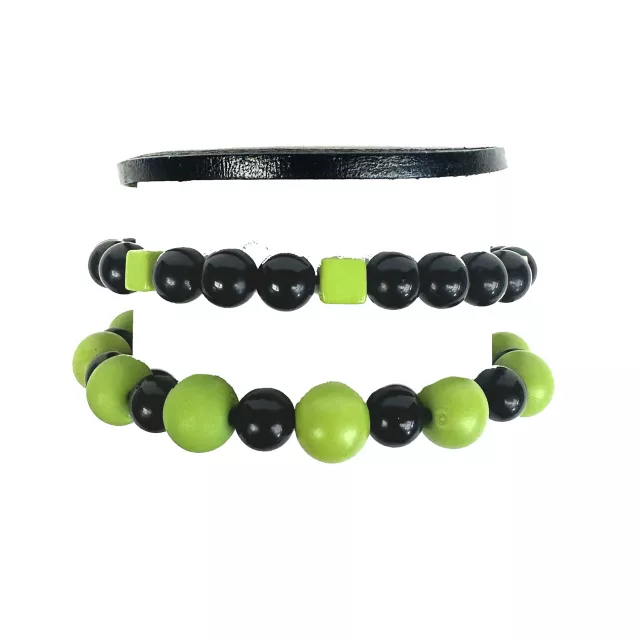 Multi-Pack Neon Green Bracelets - 3 Pack at Spencer's