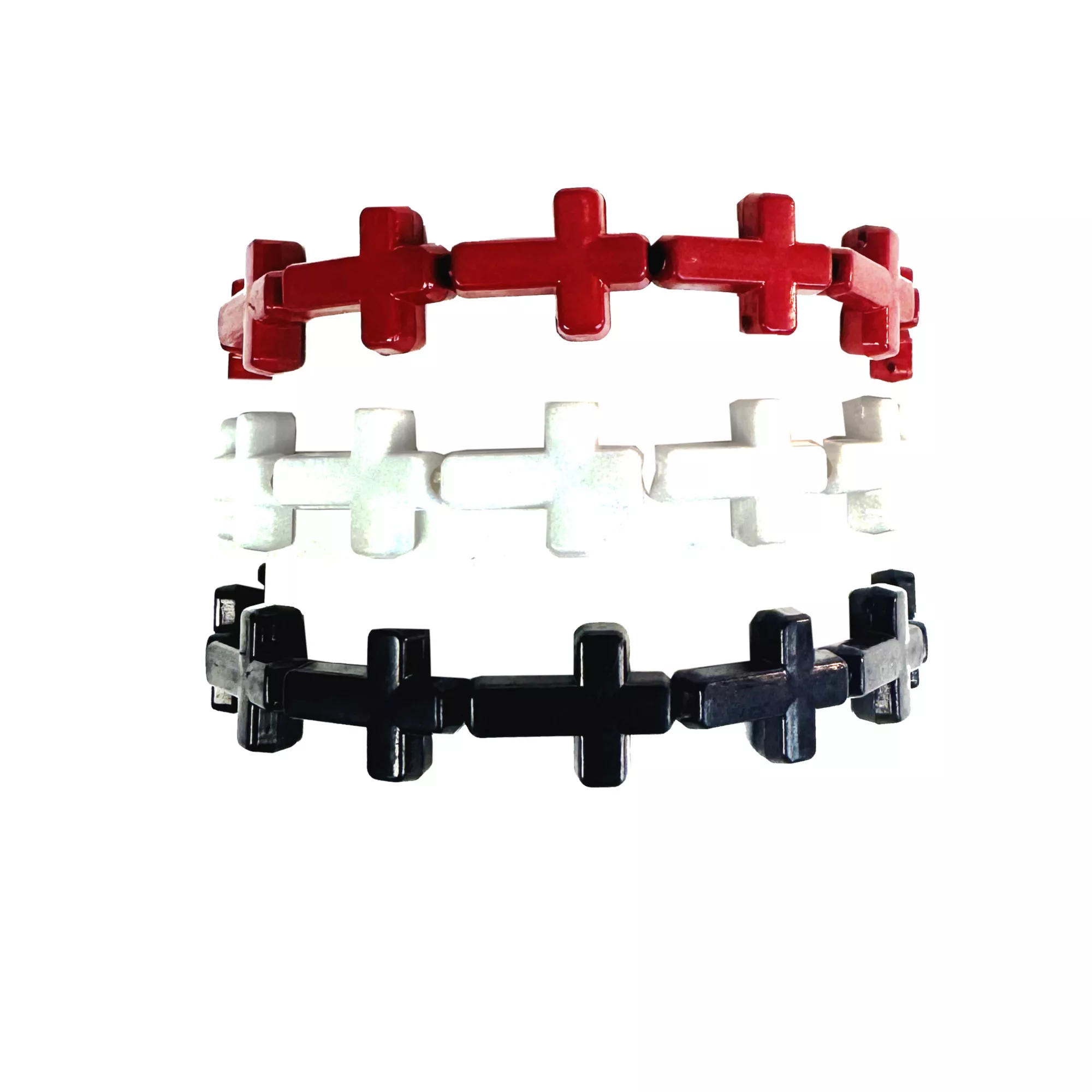 Multi-Pack Crosses Bracelets - 3 Pack at Spencer's