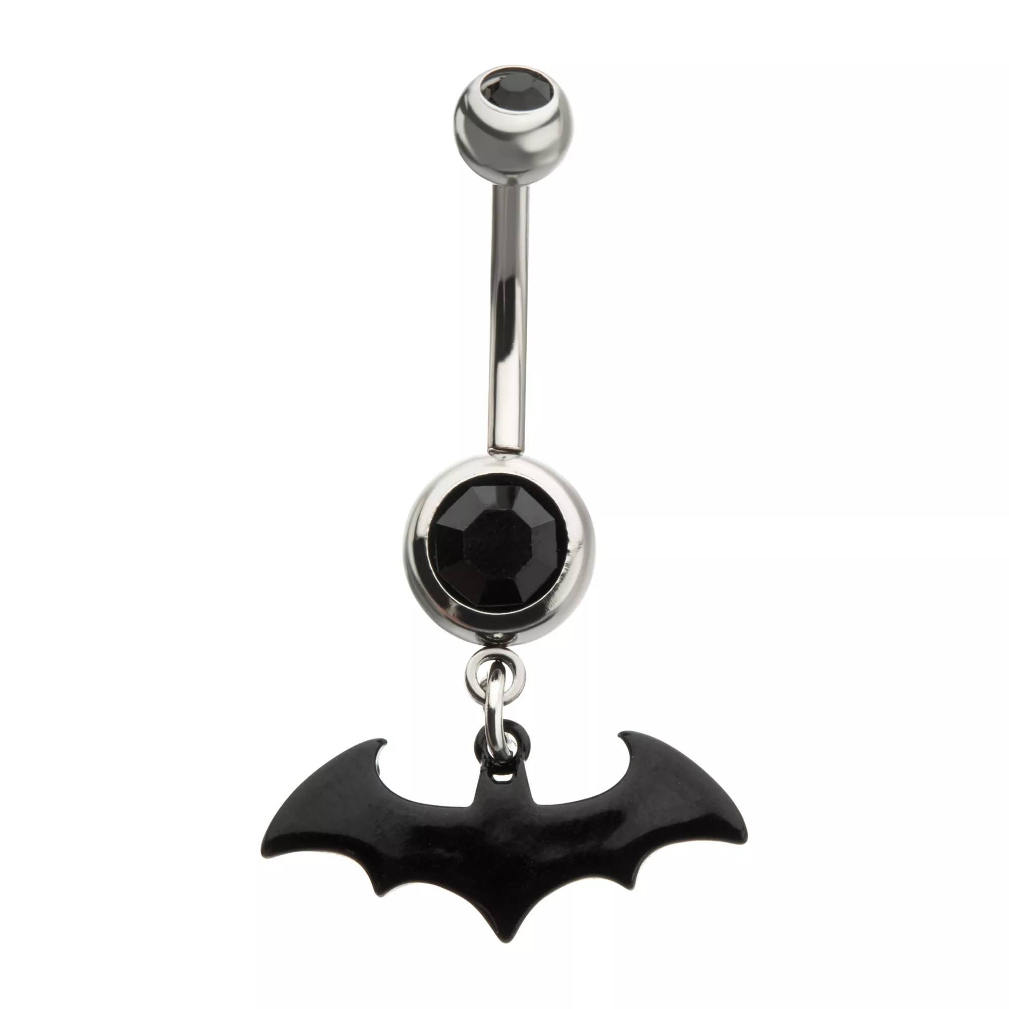 Batman Dangle Belly Ring - 14 Gauge at Spencer's