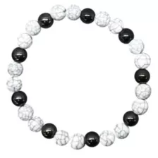 Black and White Long Distance Bracelets - 2 Pack at Spencer's