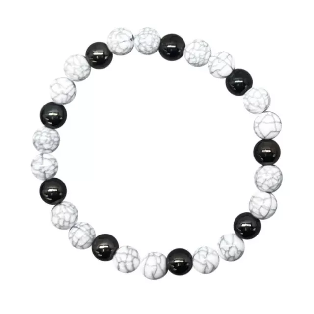 Black and White Long Distance Bracelets - 2 Pack at Spencer's