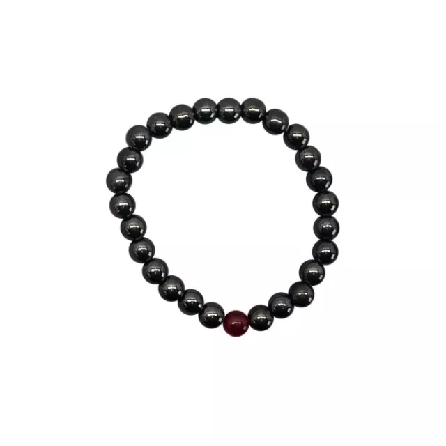 Red and Gray Long Distance Beaded Bracelets – 2 Pack at Spencer's