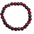Red and Gray Long Distance Beaded Bracelets – 2 Pack at Spencer's