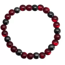 Red and Gray Long Distance Beaded Bracelets – 2 Pack at Spencer's