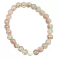 Clear Pink and White Long Distance Beaded Bracelets – 2 Pack at Spencer's