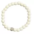 Clear Pink and White Long Distance Beaded Bracelets – 2 Pack at Spencer's