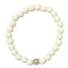 Pink and White Long Distance Beaded Bracelets – 2 Pack at Spencer's