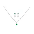 May Birthstone Necklace and Earring Set at Spencer's