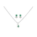 May Birthstone Necklace and Earring Set at Spencer's