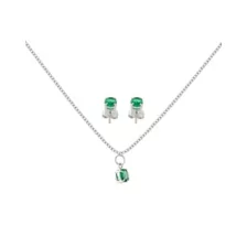 May Birthstone Necklace and Earring Set at Spencer's