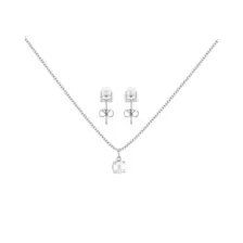 June Birthstone Necklace and Stud Earring Set at Spencer's