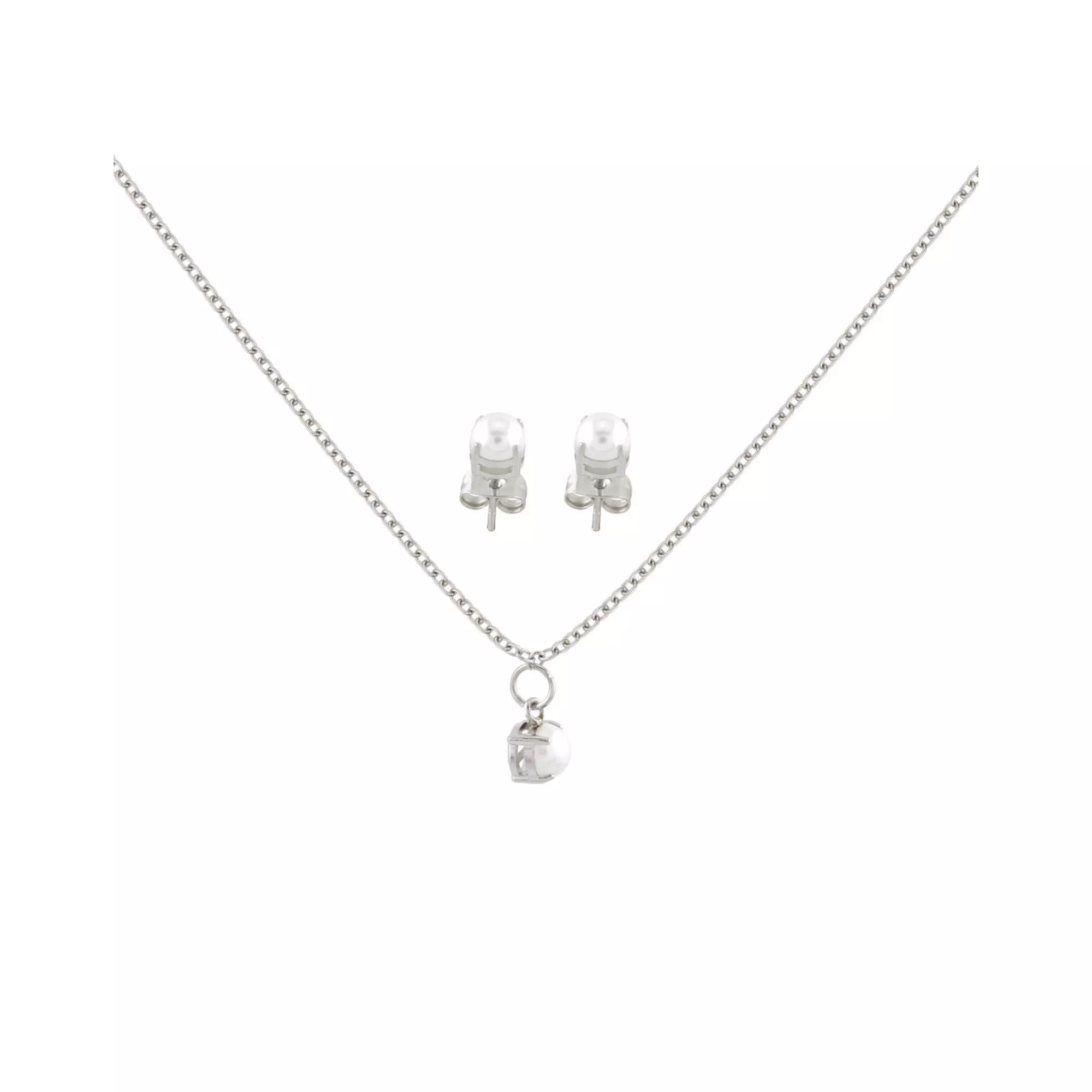 June Birthstone Necklace and Stud Earring Set at Spencer's
