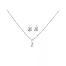 June Birthstone Necklace and Stud Earring Set at Spencer's