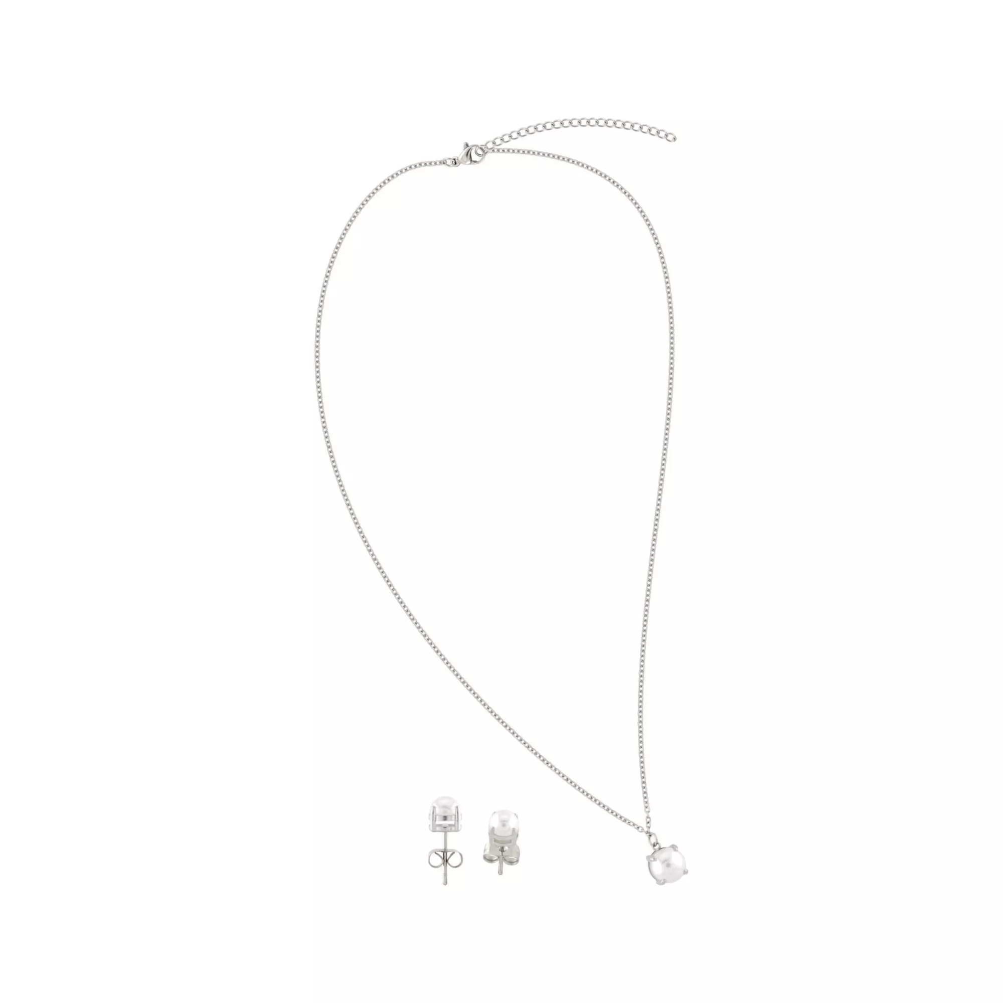 June Birthstone Necklace and Stud Earring Set at Spencer's