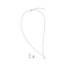 June Birthstone Necklace and Stud Earring Set at Spencer's