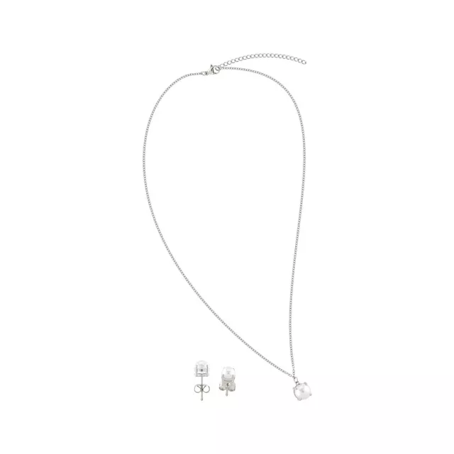 June Birthstone Necklace and Stud Earring Set at Spencer's