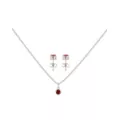 July Birthstone Necklace and Earring Set at Spencer's